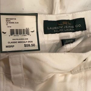 Size 12 classic mid calf LRL  LAUREN JEANS CO
